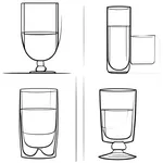 large squared glasses image